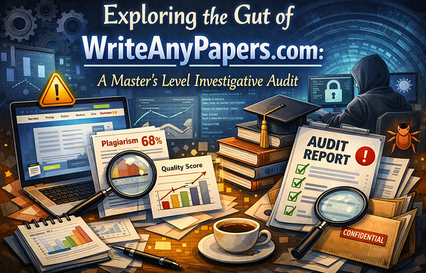 Exploring the Gut of WriteAnyPapers.com: A Master's Level Investigative Audit